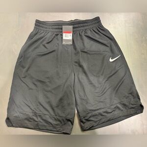NWT Mens Black Nike Athletic Running Basketball Shorts Size Large